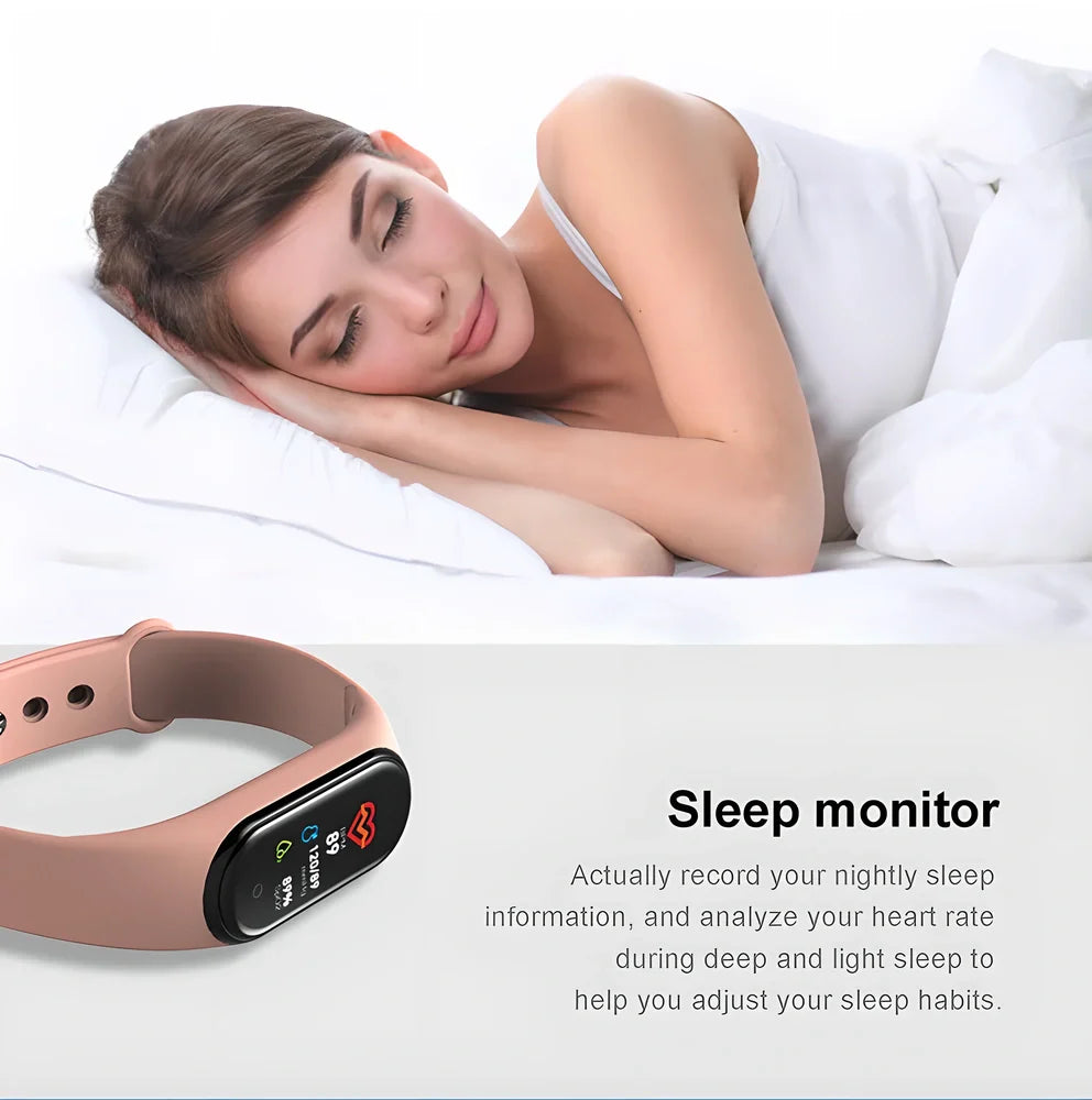 M4 Smartwatch featuring advanced health tracking, smart connectivity, and a sleek, lightweight design