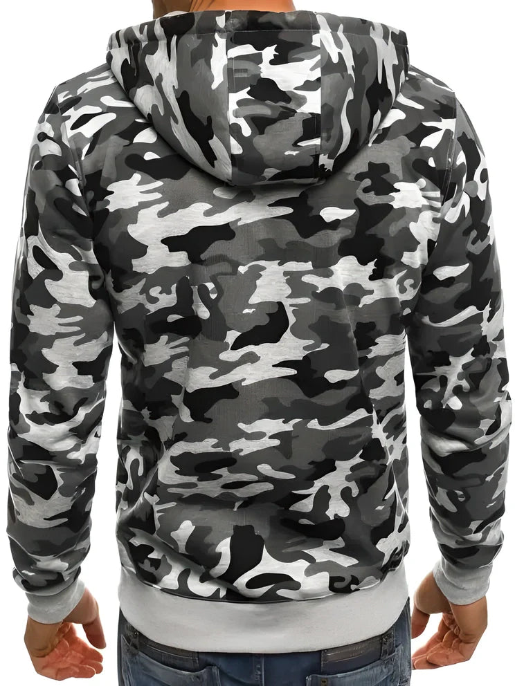 Premium men's tactical camouflage zipped hoodies in various colours and sizes