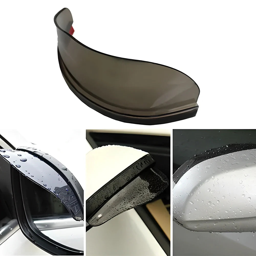 Clear side mirror anti-rain guard for cars, prevents blur in rainy weather