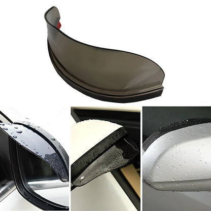 Clear side mirror anti-rain guard for cars, prevents blur in rainy weather