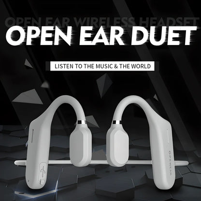 Comfortable, wireless headphones with air conduction technology for immersive 6D surround sound