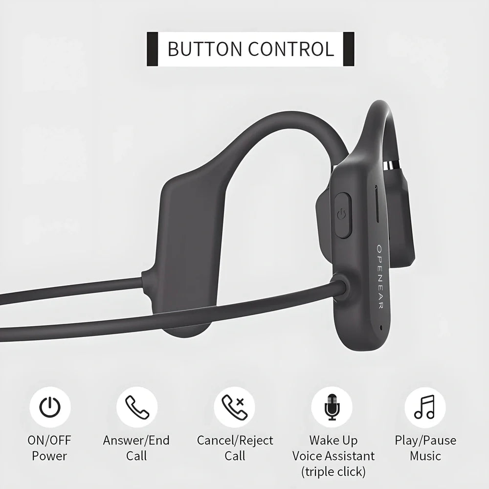 Comfortable, wireless headphones with air conduction technology for immersive 6D surround sound