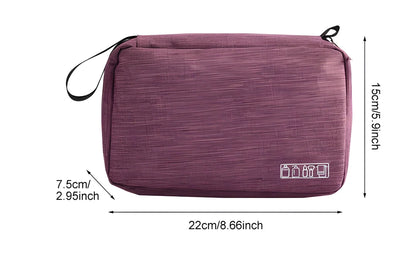 TravelMate™ Compact Travel Shoe Bag made of water-resistant polyester with breathable mesh pocket and adjustable strap for attaching to luggage