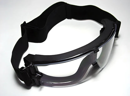 Premium tactical goggles with polycarbonate lenses, UV protection, and a comfortable foam-lined design for outdoor activities and sports