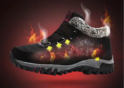 Premium winter boots for men with plush lining, non-slip sole, and waterproof design to keep feet warm and comfortable in the UK