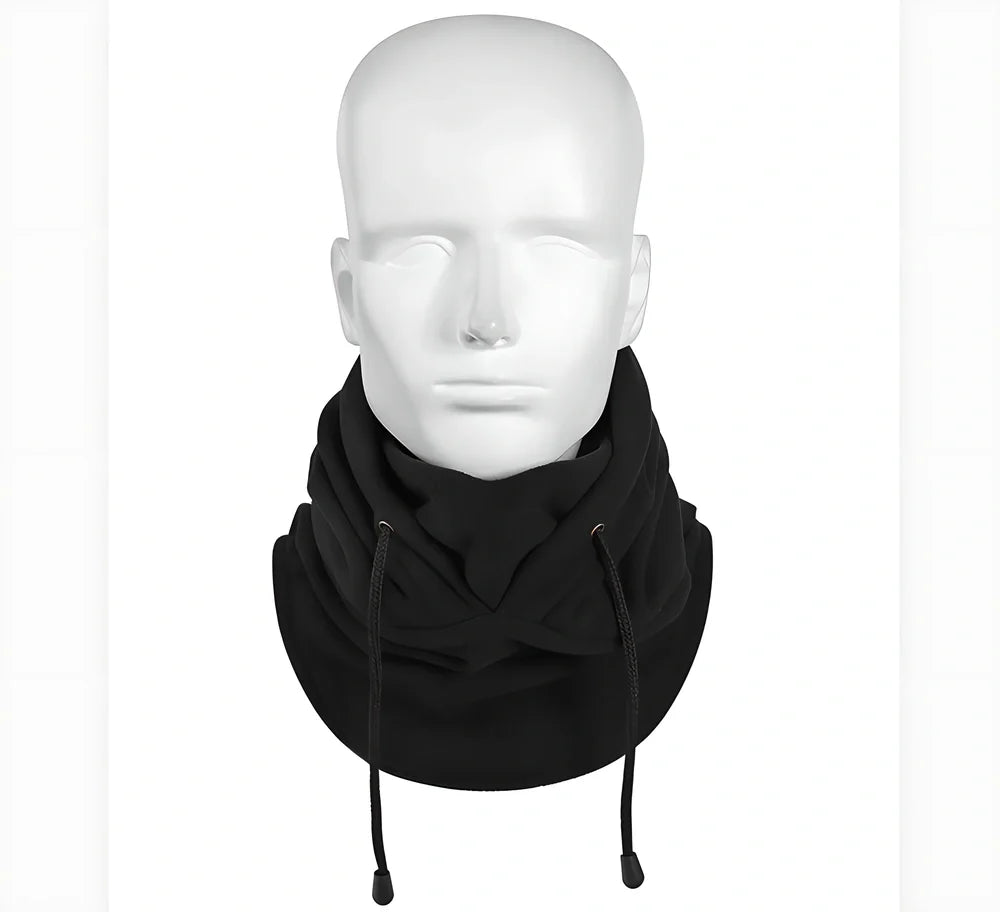 Premium fleece balaclava hood in various colours, providing warmth and protection from the cold winter weather