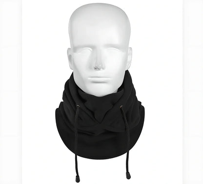 Premium fleece balaclava hood in various colours, providing warmth and protection from the cold winter weather