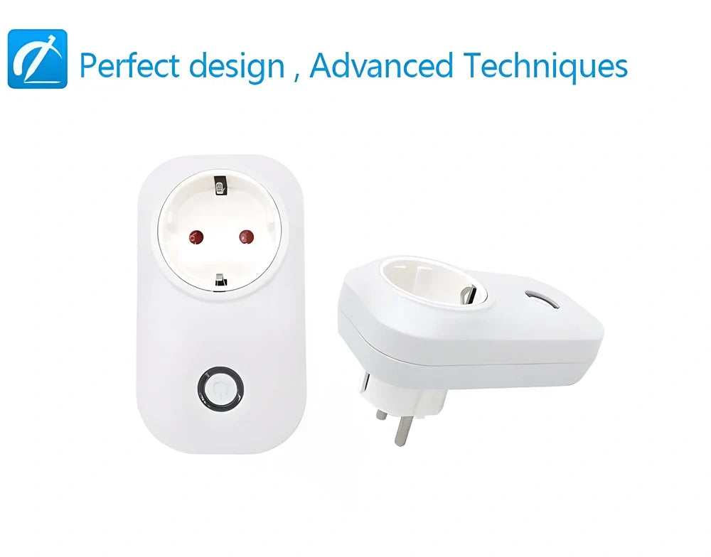 Wireless WiFi Smart Plug with UK standard plug, for home automation and remote device control