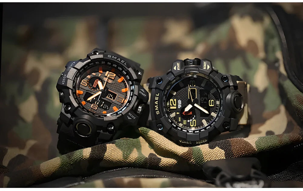 SMAEL ZR-660 Jungle Edition Waterproof and Shockproof Tactical Watch with Rugged Design and Advanced Features